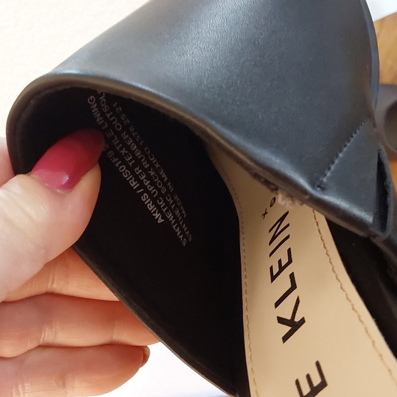 Anne Klein I Flex Women's Black Mules/Clogs Comfort Office Business Sz.9 - Picture 6 of 8